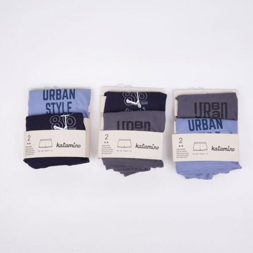 Toptan Denim Erkek 2'li Boxer - 4