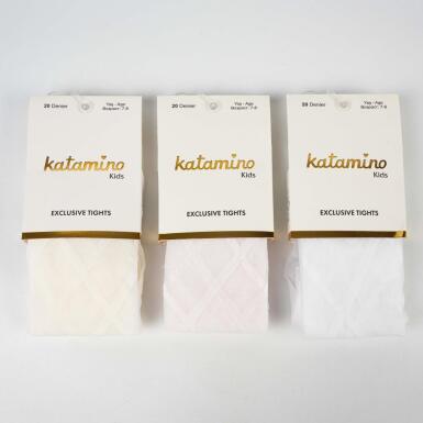 Toptan Diamo İnce Desenli Kız Külotlu Çorap - 2
