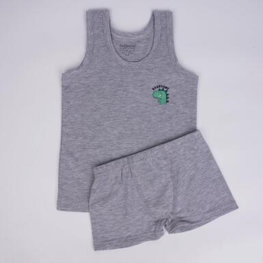 Toptan Dinozor Erkek Atlet Boxer Takım - 2