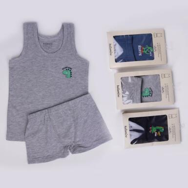 Toptan Dinozor Erkek Atlet Boxer Takım - 4