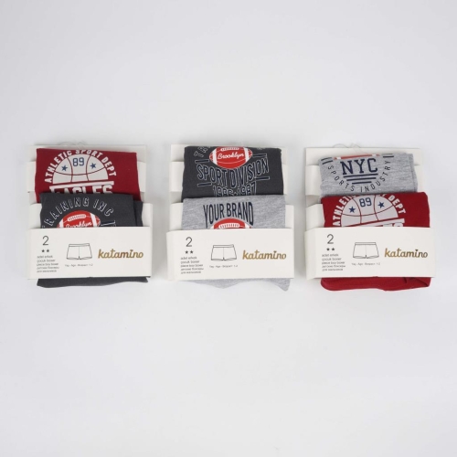 Toptan Division Erkek 2'li Atlet Boxer Set - 1