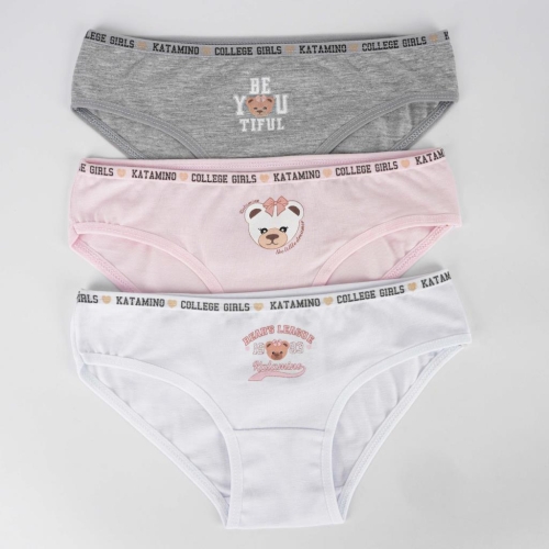 Toptan Dobrev 3'lü Kız Slip Set - 2