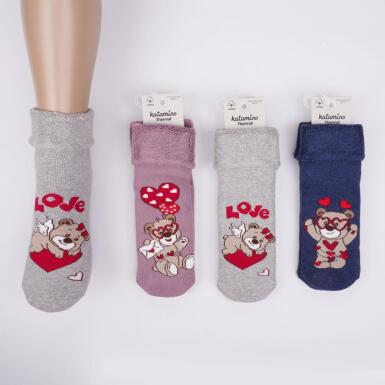 Toptan Doriva Kız Havlu Soket Çorap - KATAMİNO