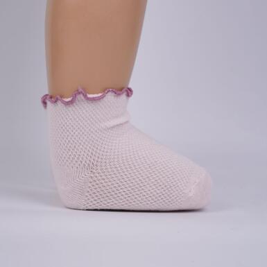 Toptan Eflin Aks. Kız Bebek Soket Çorap - 1