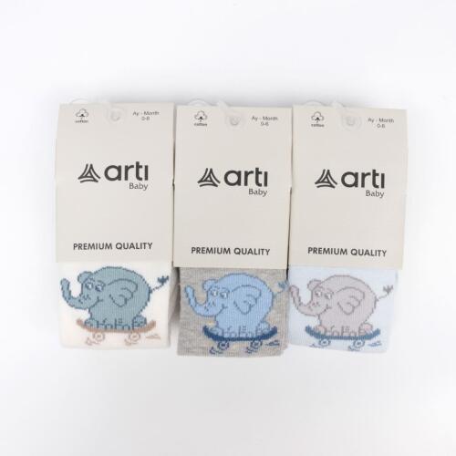 Toptan Elevant Erkek Bebek Külotlu Çorap - 2