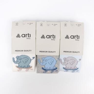 Toptan Elevant Erkek Bebek Külotlu Çorap - ARTI (1)