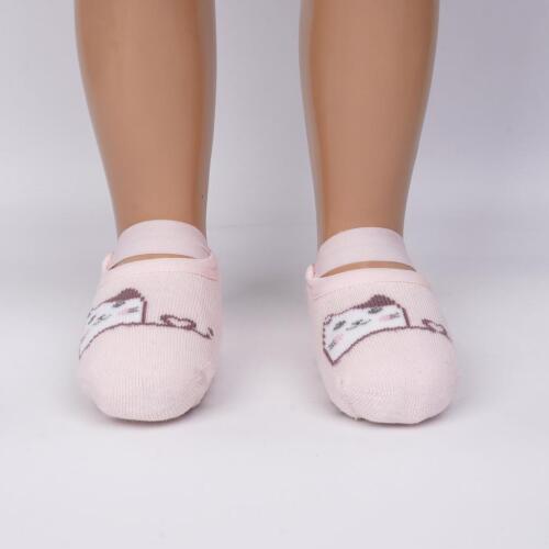 Toptan Elorin Abs'li Kız Bebek Havlu Patik Çorap - 4