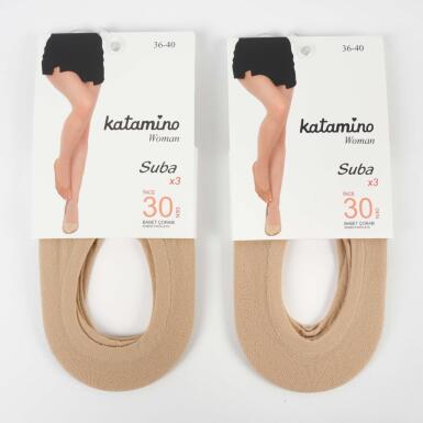 Toptan Eskin 3'lü İnce Kadın Babet Çorap - KATAMİNO