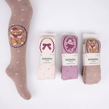 Toptan Evey Kız Havlu Külotlu Çorap - KATAMİNO