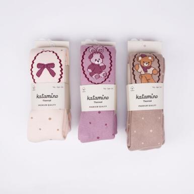 Toptan Evey Kız Havlu Külotlu Çorap - KATAMİNO (1)