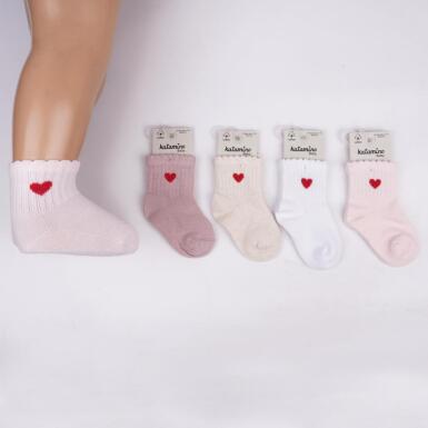 Toptan Felyon Kız Bebek Soket Çorap - KATAMİNO