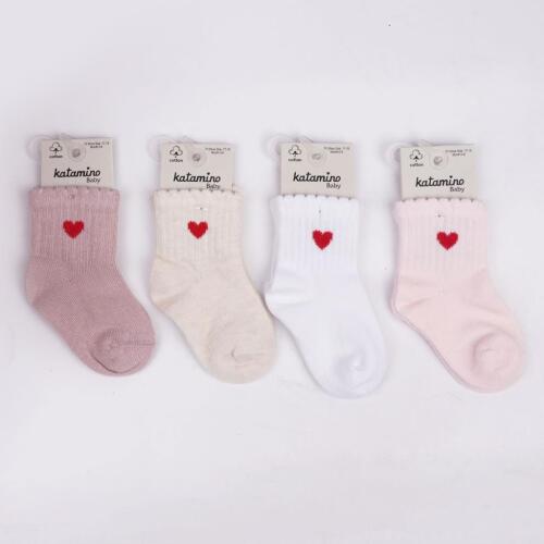 Toptan Felyon Kız Bebek Soket Çorap - 2