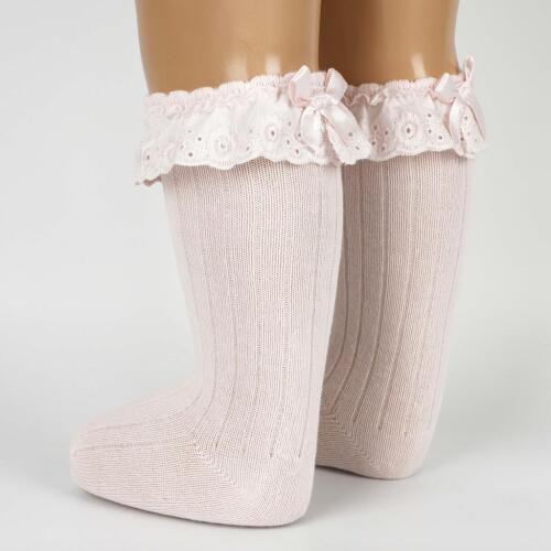 Toptan Ferdam Bandanalı Aksesuarlı Kız Çocuk Bebek Golf Çorap - 2