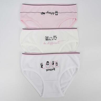 Toptan Ferent 3'lü Kız Slip Set - 2