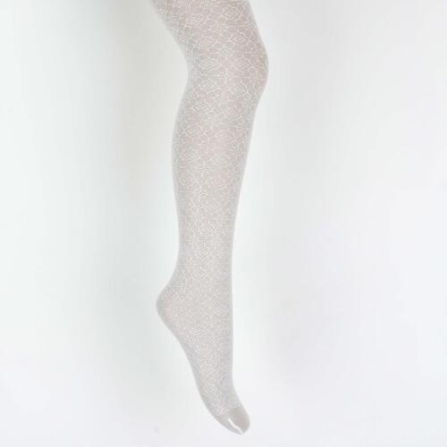 Toptan Fiçek İnce Desenli Külotlu Çorap - 2