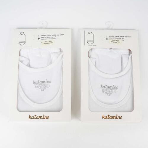 Toptan Fierza Geniş Askılı Atlet Slip Takım Çamaşır - 1