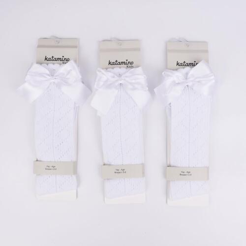 Toptan Filora Aks. Kız File Golf Çorap - 2