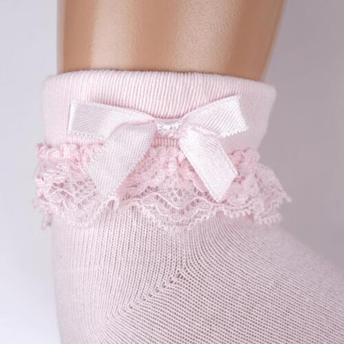 Toptan Fıstık Aks. Kız Bebek Soket Çorap - 3