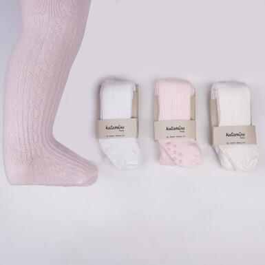 Toptan Fitova Abs'li Bebek Kız Kabartma Külotlu Çorap - KATAMİNO