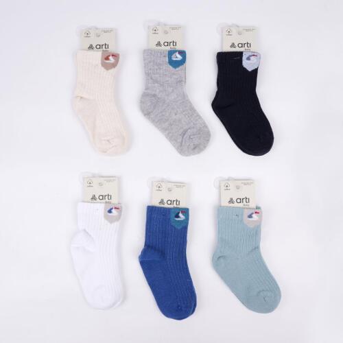 Toptan Füzen Erkek Bebek Soket Çorap - 2