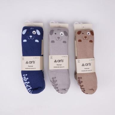 Toptan Gambal Abs'li Erkek Bebek Havlu Külotlu Çorap - ARTI (1)