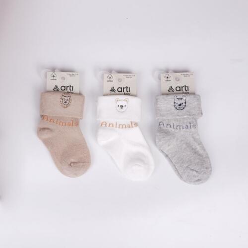 Toptan Garfield Aks. Erkek Bebek Soket Çorap - 2