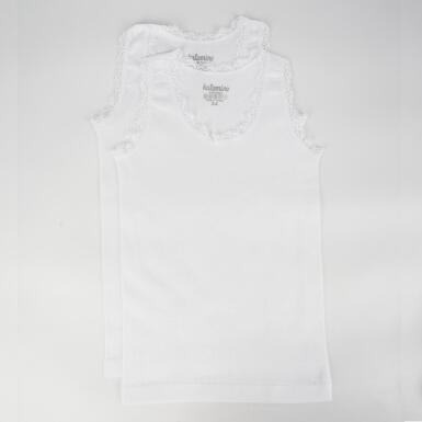 Toptan Geniş Askılı 2'li Kız Çocuk Atlet - KATAMİNO