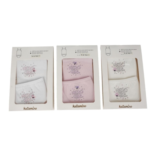 Toptan Girler Kız Atlet Slip Takım - 1
