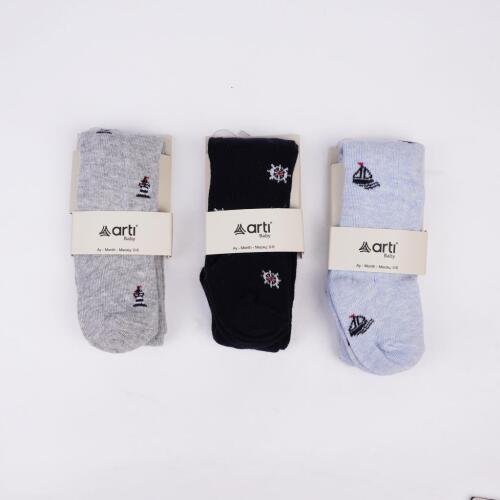 Toptan Gökmen Erkek Bebek Külotlu Çorap - 2