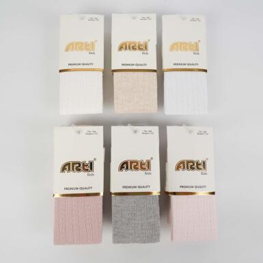 Toptan Gölge Kız File Külotlu Çorap - 1