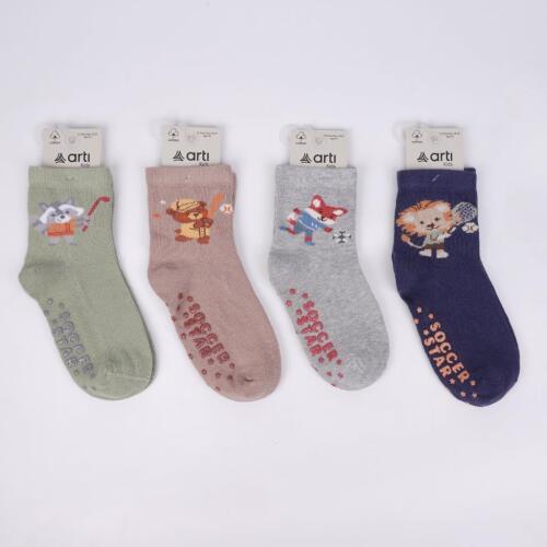 Toptan Gregor Erkek Abs'li Soket Çorap - 6