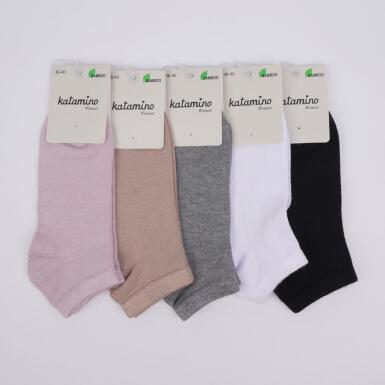 Toptan Gülay Bambu Kadın Soket Çorap - KATAMİNO (1)