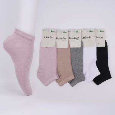 Toptan Gülay Bambu Kadın Soket Çorap - 1