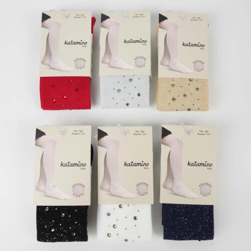 Toptan Gülce Aks Simli Külotlu Çorap - 1