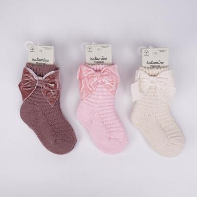 Toptan Gülden Aks. Kız Bebek Havlu Soket Çorap - KATAMİNO (1)