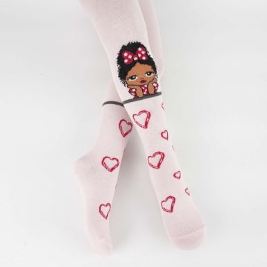Toptan Hesna Kız Çocuk Külotlu Çorap - Thumbnail