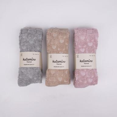 Toptan Kalpten Kız Havlu Külotlu Çorap - KATAMİNO (1)