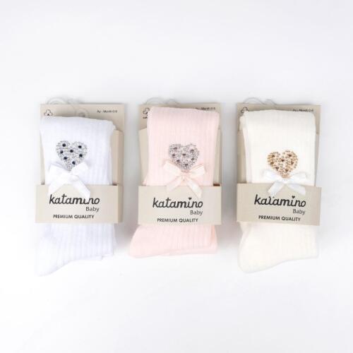 Toptan Kanyon Aks Kız Bebek Külotlu Çorap - 3