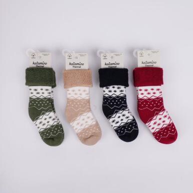 Toptan Kardan Havlu Kız Bebek Soket Çorap - KATAMİNO (1)