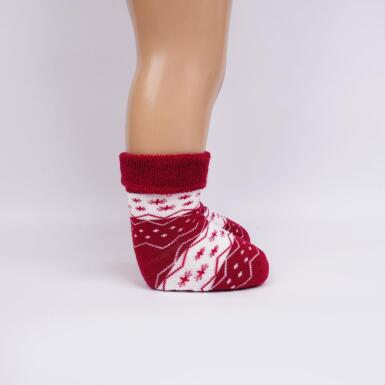 Toptan Kardan Havlu Kız Bebek Soket Çorap - 3