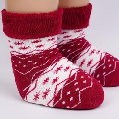 Toptan Kardan Havlu Kız Bebek Soket Çorap - 4