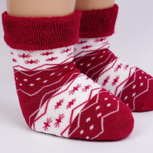 Toptan Kardan Havlu Kız Bebek Soket Çorap - 4