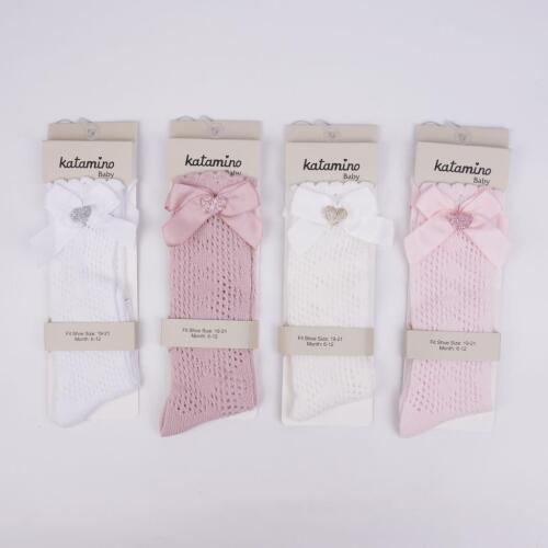 Toptan Karmela Aks. Bebek File Golf Çorap - 2