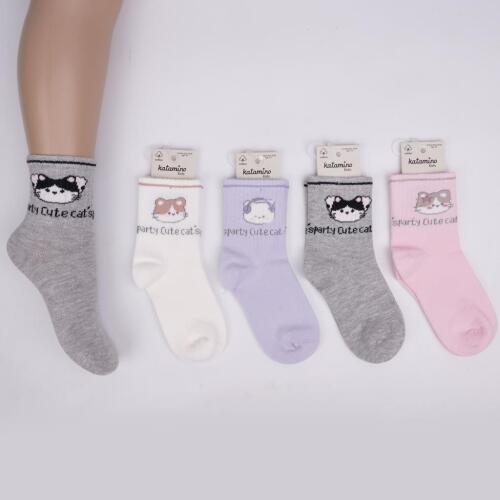 Toptan Kediko Kız Soket Çorap - 1