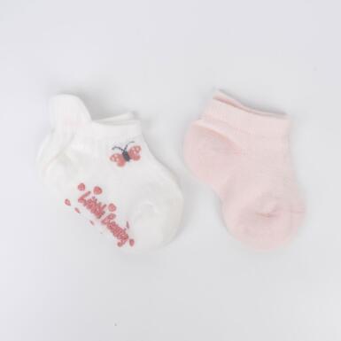 Toptan Keyfi 2'li Abs'li Kız Bebek Patik Çorap - KATAMİNO (1)