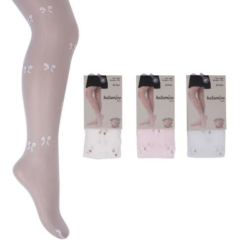 Toptan Kimbap İnce Baskılı Kız Külotlu Çorap - 2