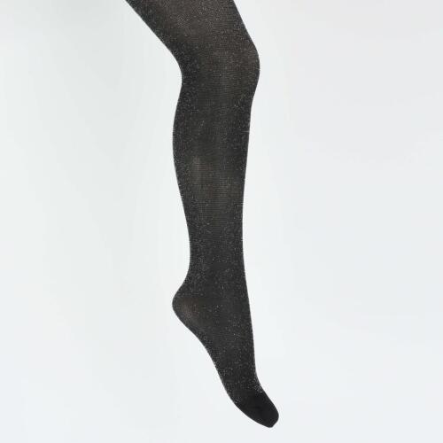 Toptan Koldana Kız Çocuk Simli Külotlu Çorap - 1