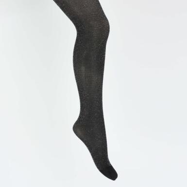 Toptan Koldana Kız Çocuk Simli Külotlu Çorap - 1