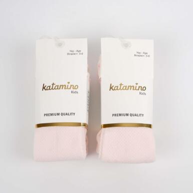 Toptan Lacoste Kız Külotlu Çorap - KATAMİNO