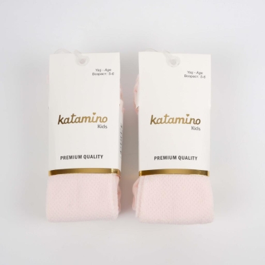 Toptan Lacoste Kız Külotlu Çorap - 1